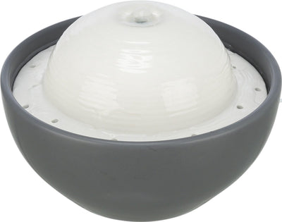 Trixie Dome vital Fountain Ceramic Grey White