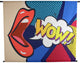 Serviette murale collection hd wow multi 146x3x110cm