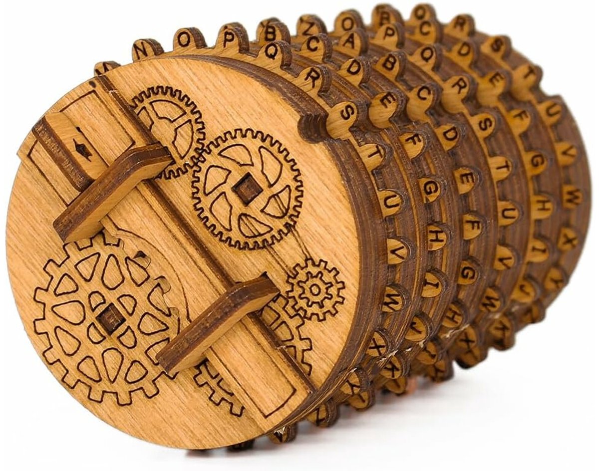 Geronimo games idventure - kryptos - kit en bois cryptex - puzzle - dès 14 ans