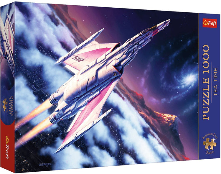 Puzzle Trefl 1000 pièces - premium plus vol dans l'espace.