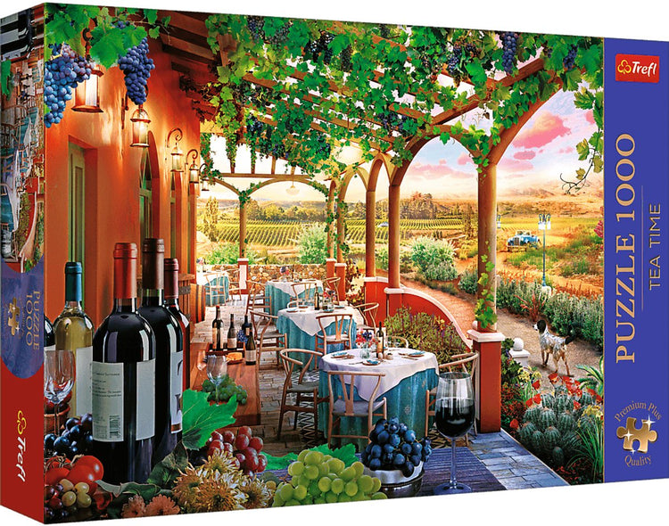 Puzzle Trefl premium plus 1000 pièces - Puzzle vignoble italien FSC.