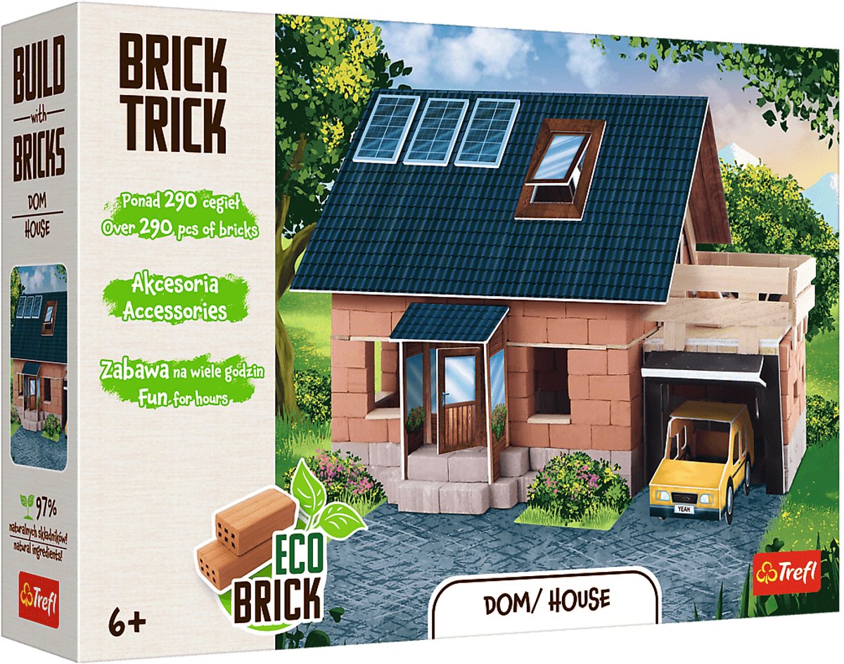 Jeu de construction de maison en brique