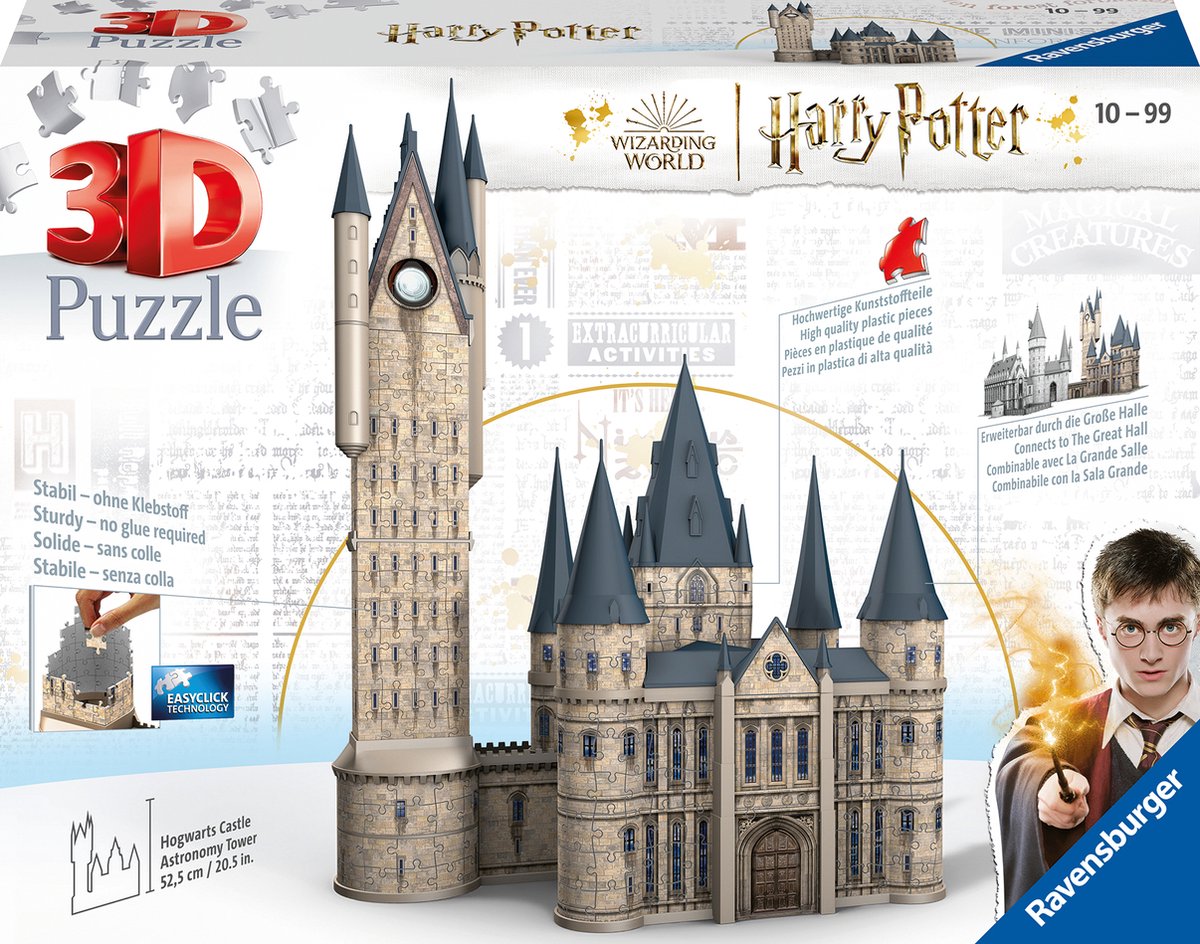 Ravensburger Tour d'Astronomie du Château de Poudlard - Puzzle 3D - 540 pièces