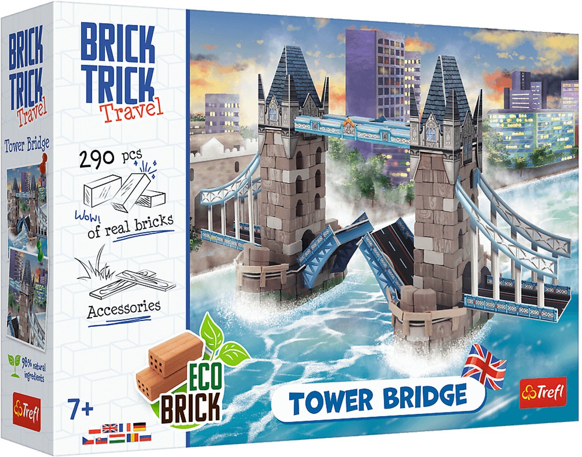 Jeu de construction de pont en brique