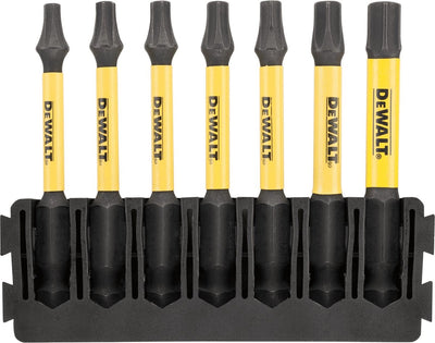 Jeu d'embouts d'accessoires Imp Dewalt | titulaire + acte de torsion | 57 mm | t15 x1, t20 x2, t57 x2, t30 x1, t40 x1 - dt70825-qz