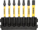 Jeu d'embouts d'accessoires Imp Dewalt | titulaire + acte de torsion | 57 mm | t15 x1, t20 x2, t57 x2, t30 x1, t40 x1 - dt70825-qz