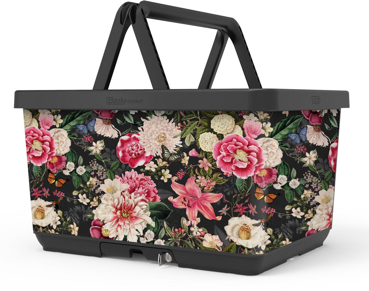 Panier de vélo de base Bouquet de fourrure