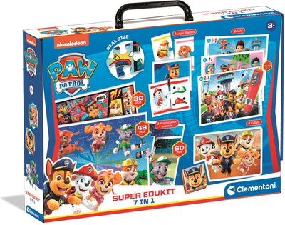 Clementoni Paw Patrol - super edukit - 7 jeux en 1 - jouets éducatifs - stylo parlant - à partir de 3 ans