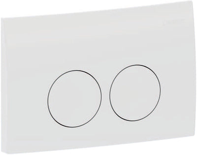 Plaque d'impression Geberit delta-25 blanche