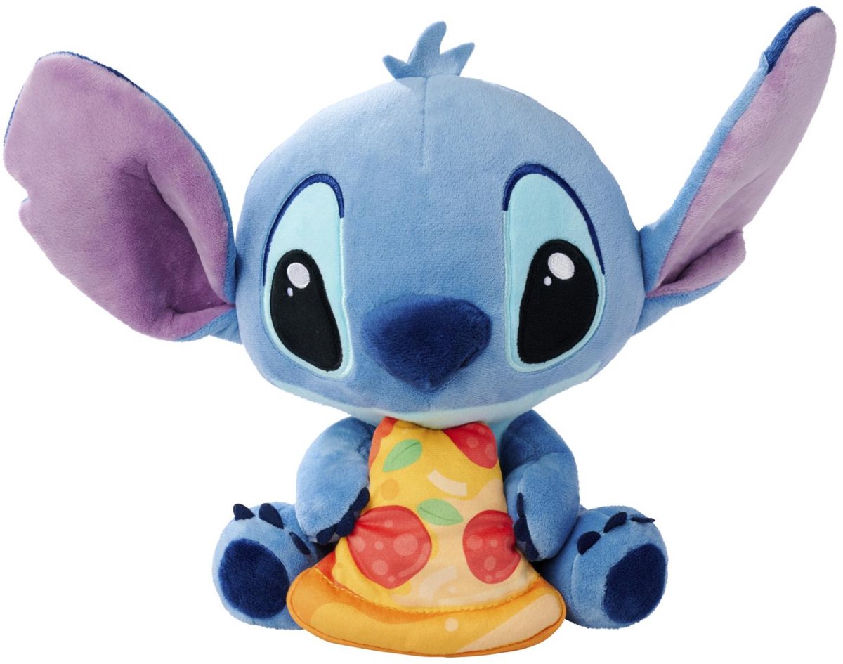 Peluche Simba Toys - Disney Simba Toys Peluche Disney Stitch avec Pizza - Peluche Peluche de 25 cm