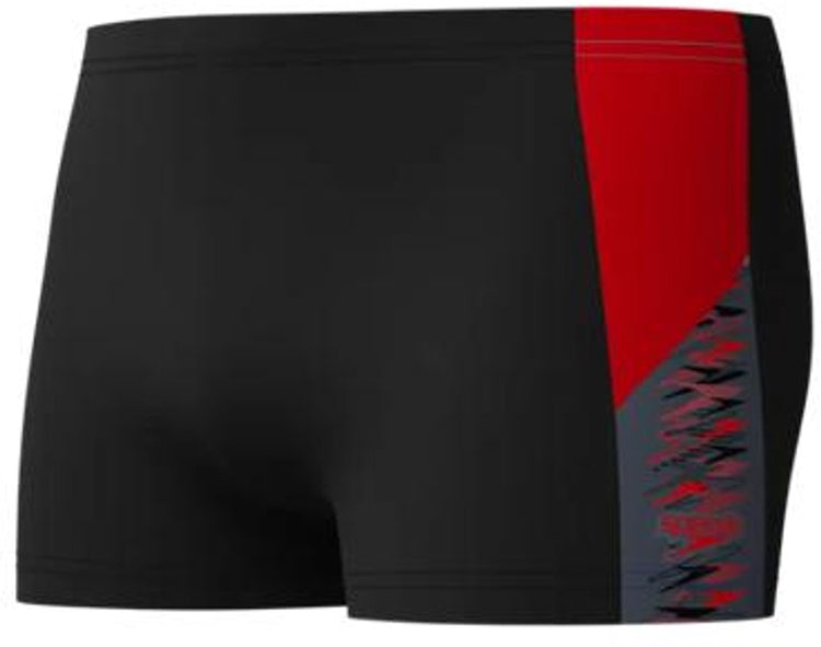 Short de bain de sport homme Speedo dive aquashort - noir rouge