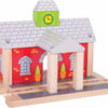 Bigjigs Wooden Rails Railway Gare