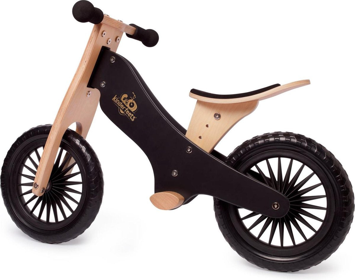 Draisienne en bois Kinderfeets à partir de 2 ans - noire