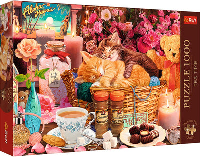 Trefl puzzle l'heure du thé toutes choses belles 1000 pièces fsc.