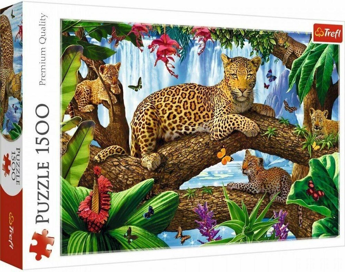 Trefl - puzzle 1500 pcs - se reposer parmi les arbres (26160)