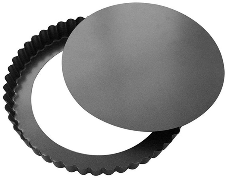 Moule à gâteau rond rainuré amovible Debuyer 28 cm - de Buyer - 4706.28