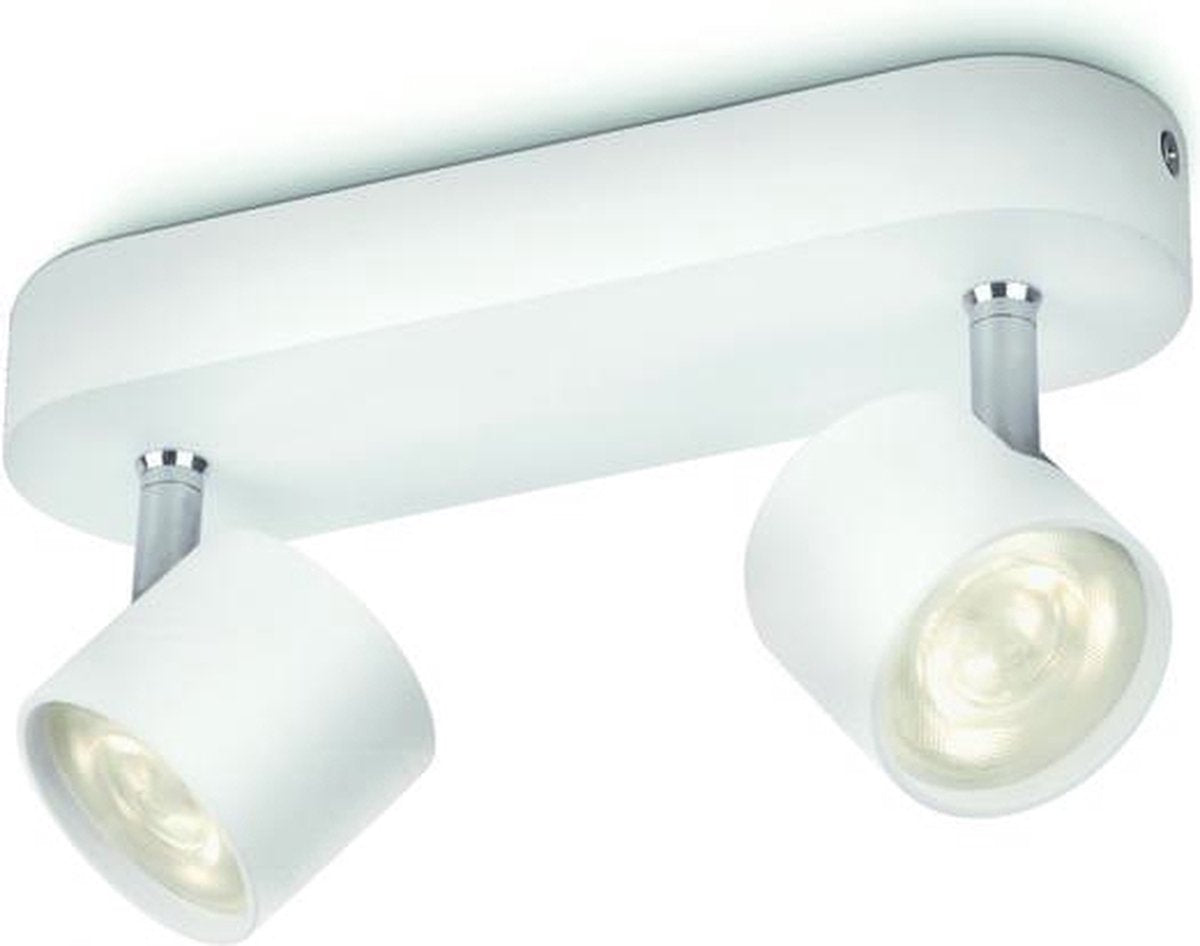 Spot en saillie Philips LED Philips Star - 2 lumières - blanc