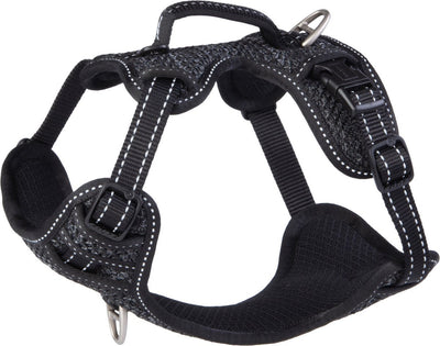 Rogz pour chiens rogz explore harnais doublé noir - harnais pour chien - s 36-57 cm
