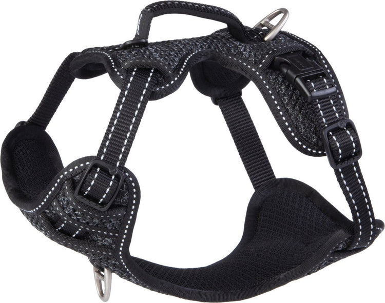 Rogz pour chiens rogz explore harnais doublé noir - harnais pour chien - s 36-57 cm