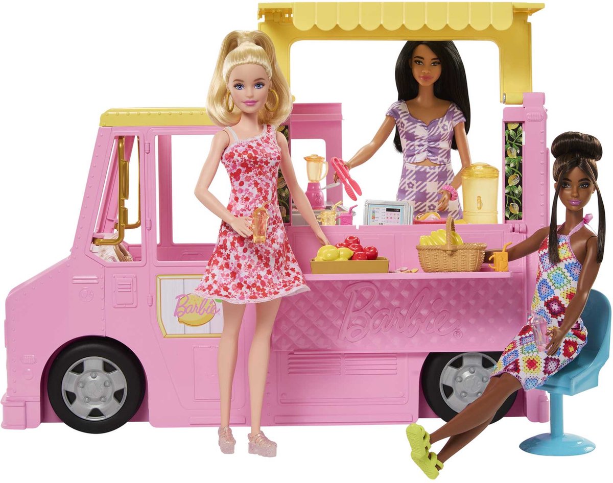 Camion de limonade Mattel avec poupée