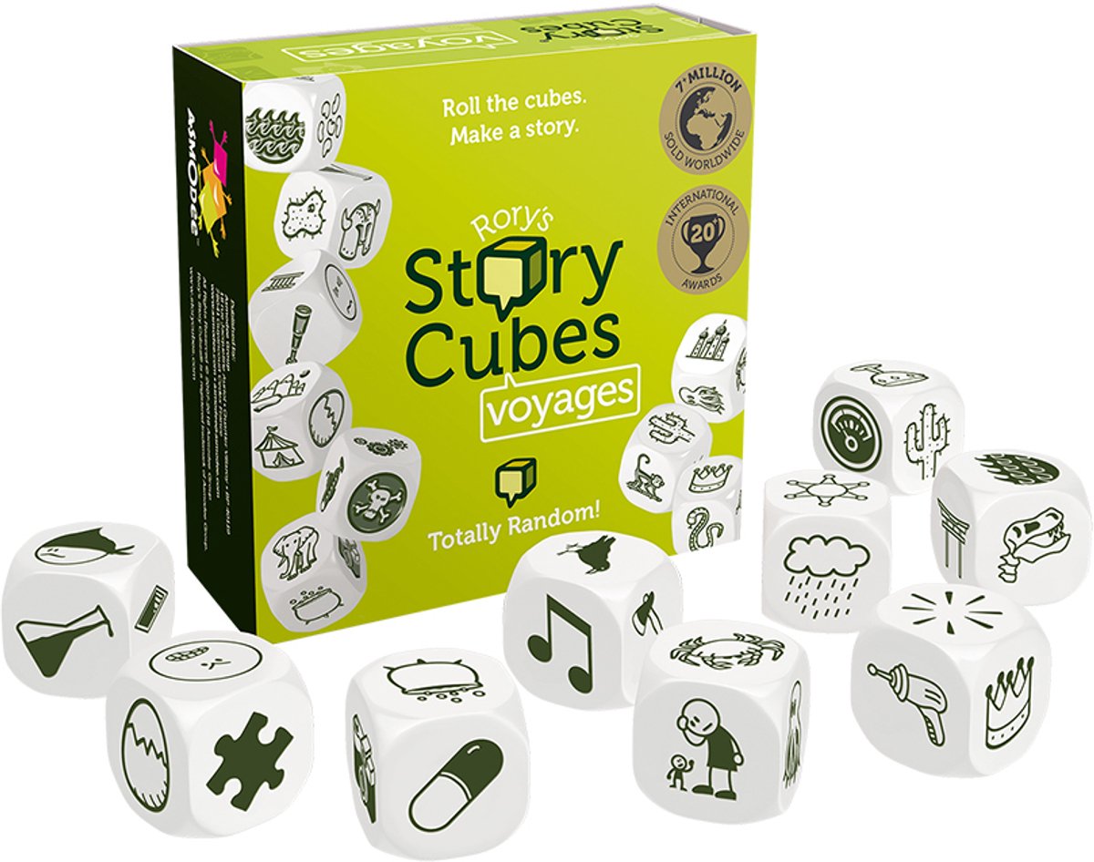 Rory's Story Cubes Jeu de dés Voyage créatif et imaginatif.