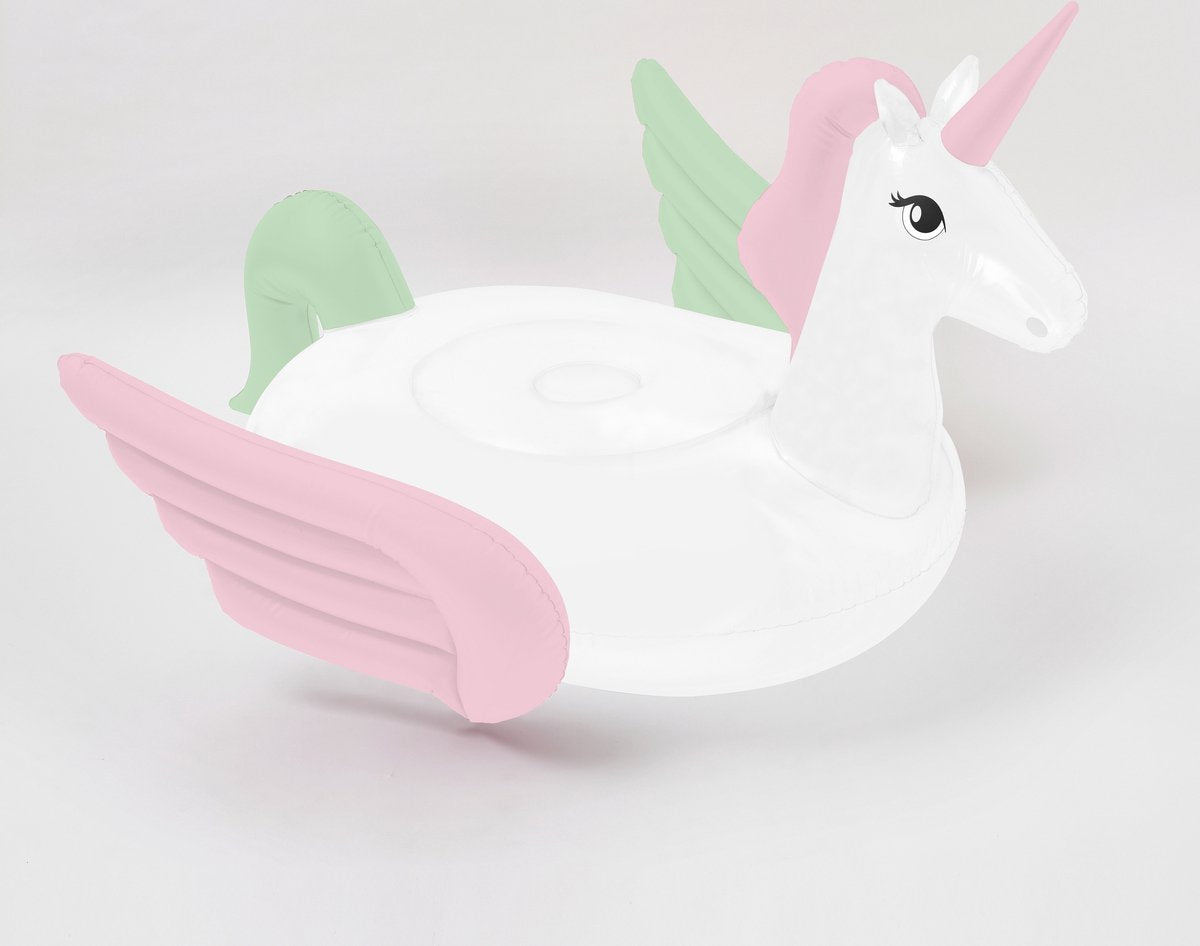 Sunnylife - flotteurs de piscine luxe ride sur licorne - PVC - multicolore