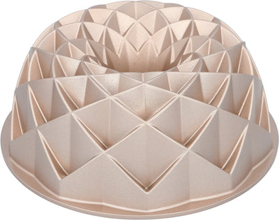 Moule à pâtisserie Birkmann turban - contoura geo - fonte d'aluminium - ø 23 cm