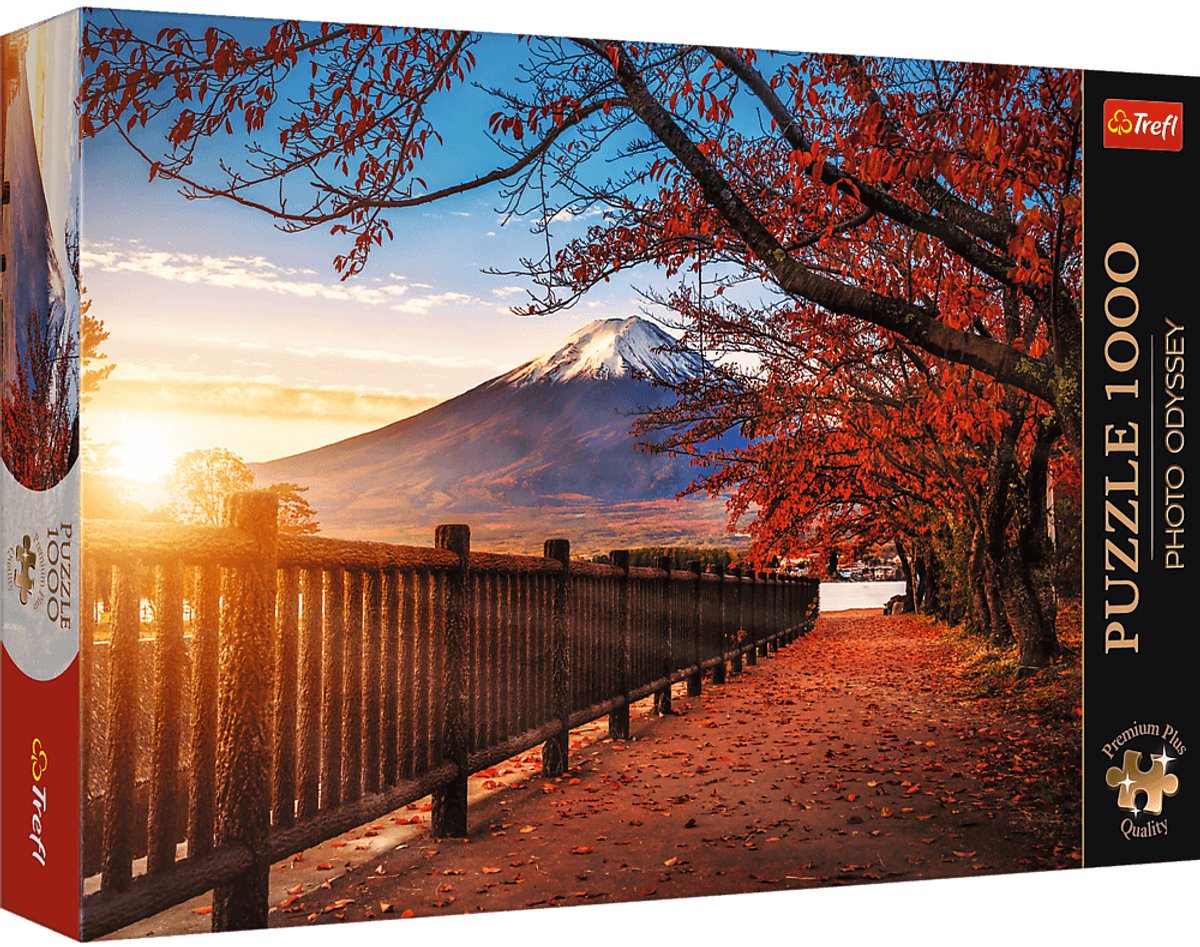 Trefl puzzle premium plus 1000 pièces - puzzle Mont Fuji Japon.