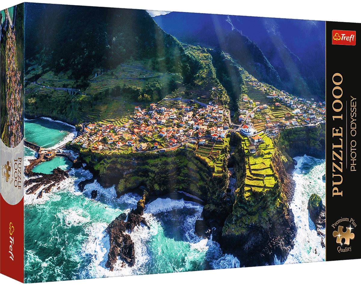 Puzzle Trefl 1000 pièces - premium plus île de Madère Portugal nature.