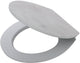 Béton Tigre - siège de toilette - siège de toilette - fermeture douce - aspect béton - mdf - fsc - gris