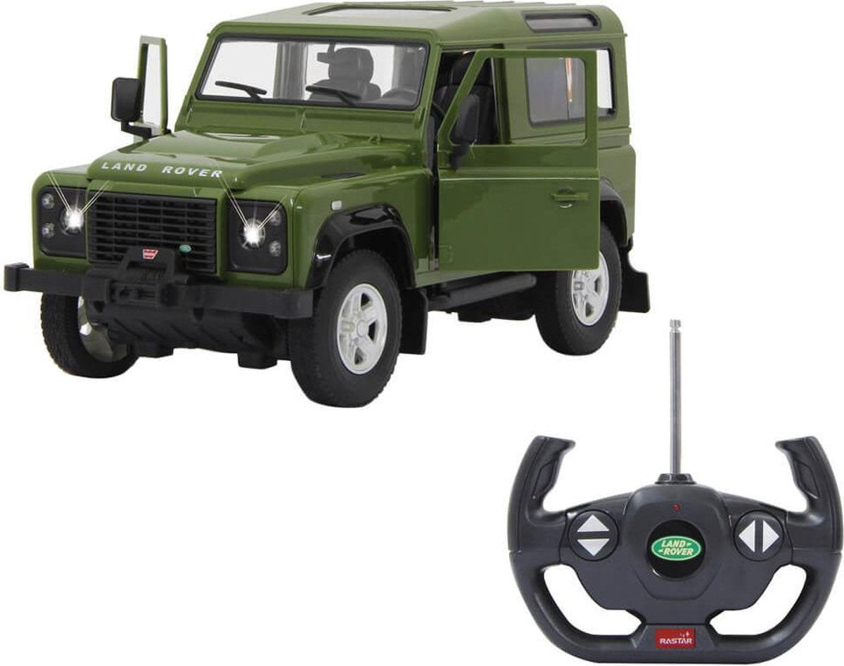 Rastar RC Land Rover Defender Boys 40 MHz 1:14 vert