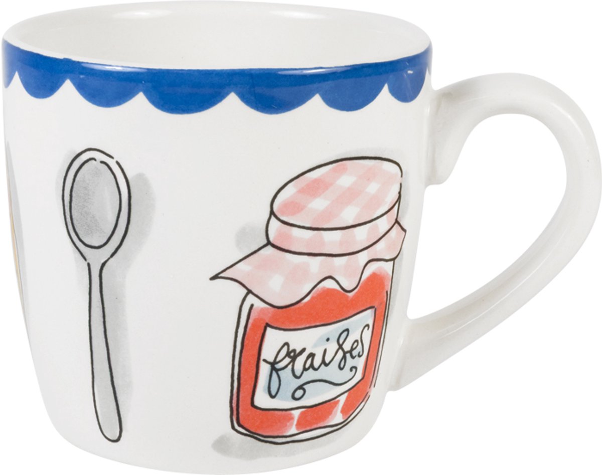 Blond Amsterdam, tous les jours : tasse à cappuccino 0,5 l icônes du petit-déjeuner
