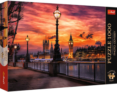 Puzzle Trefl 1000 pièces premium plus photo Big Ben Londres.