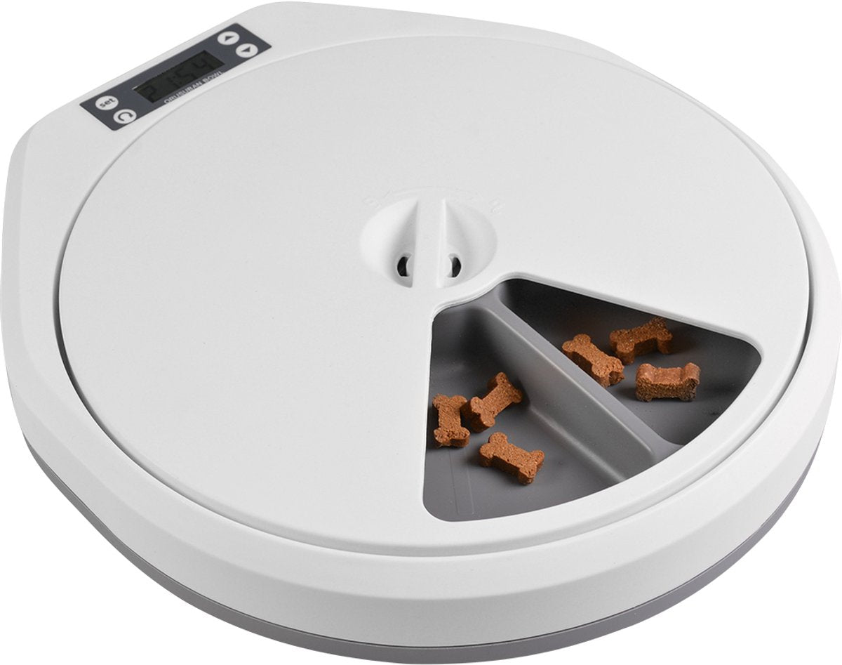 Bol d'alimentation automatique Duvo + - 5 repas par jour - pour aliments secs et humides