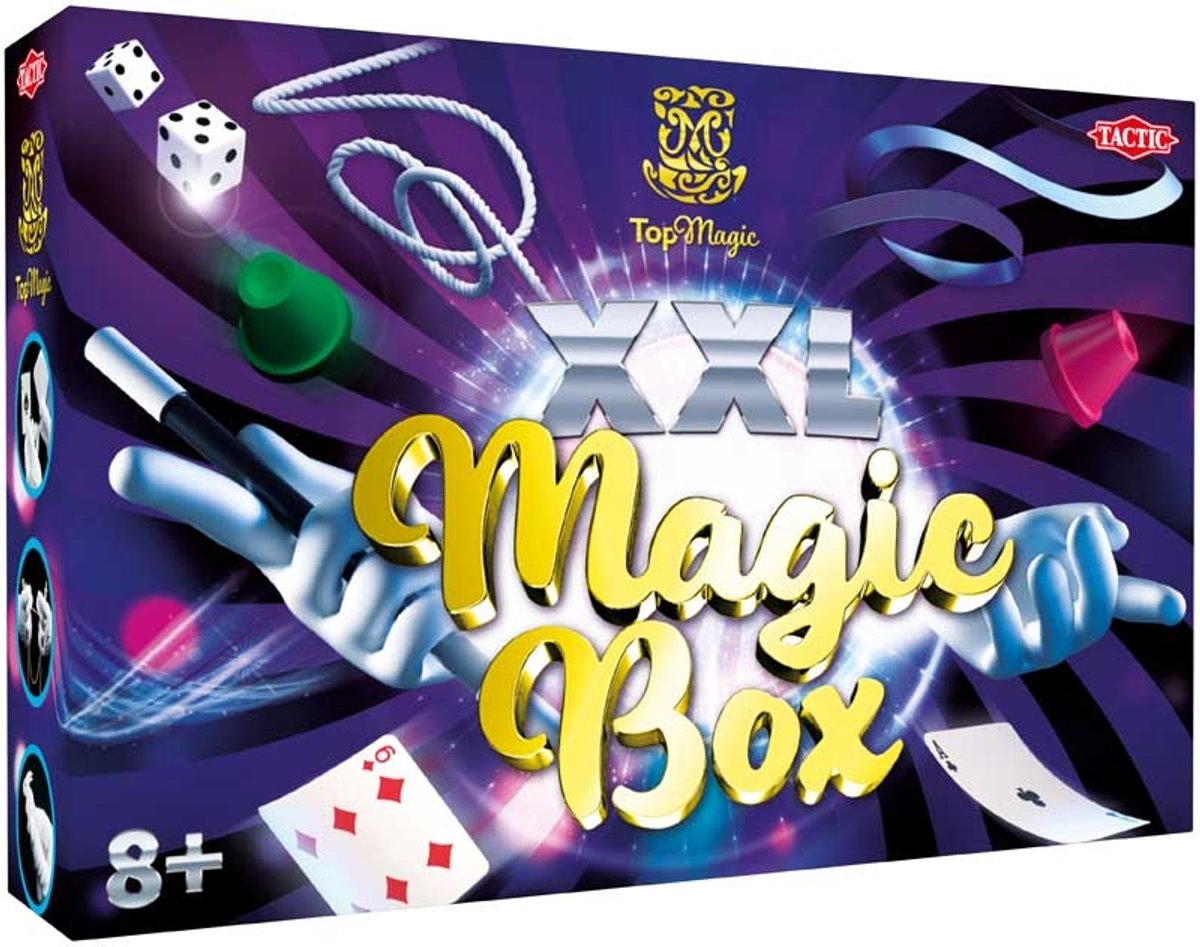 Ensemble de jouets magiques tactiques top magic xxl - boîte magique pour enfants.