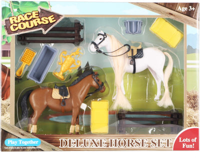 Jeu de chevaux avec accessoires