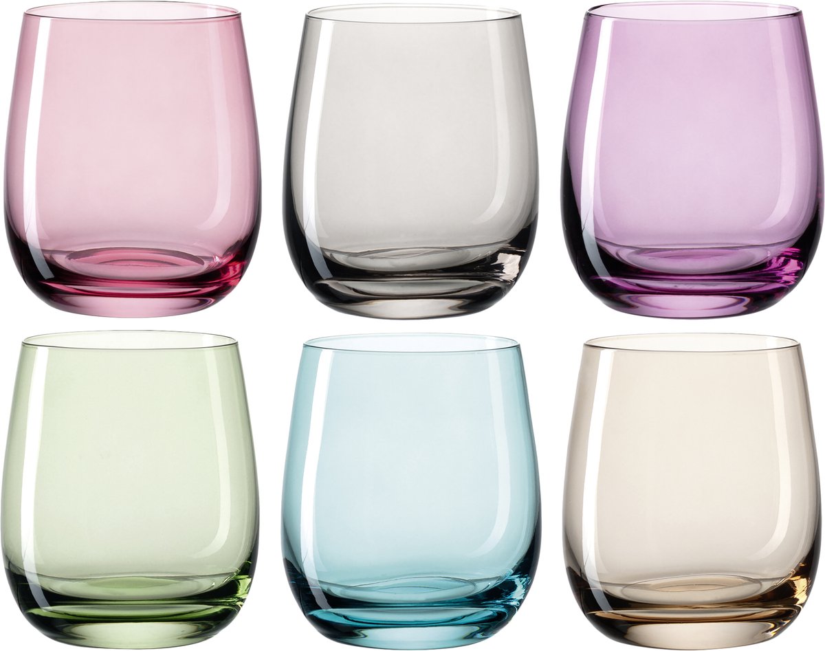 Verre à boire Leonardo sora assorti 250 ml - set 6