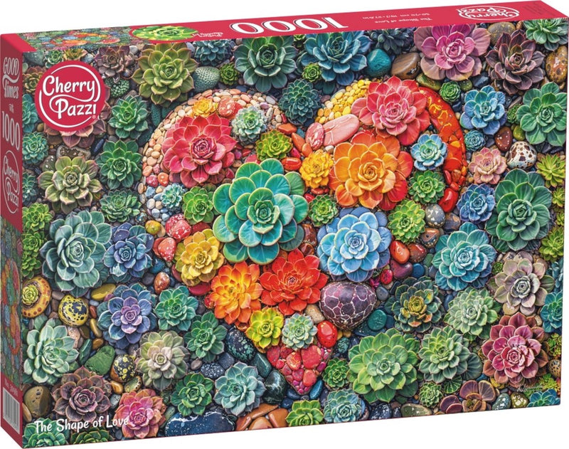 Cherrypazzi puzzle la forme de l'amour 1000 pièces