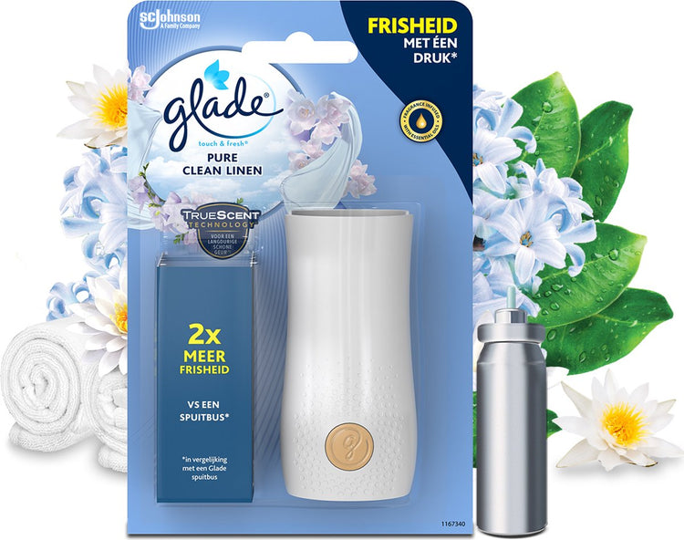 Glade touch Fresh support pur lin propre