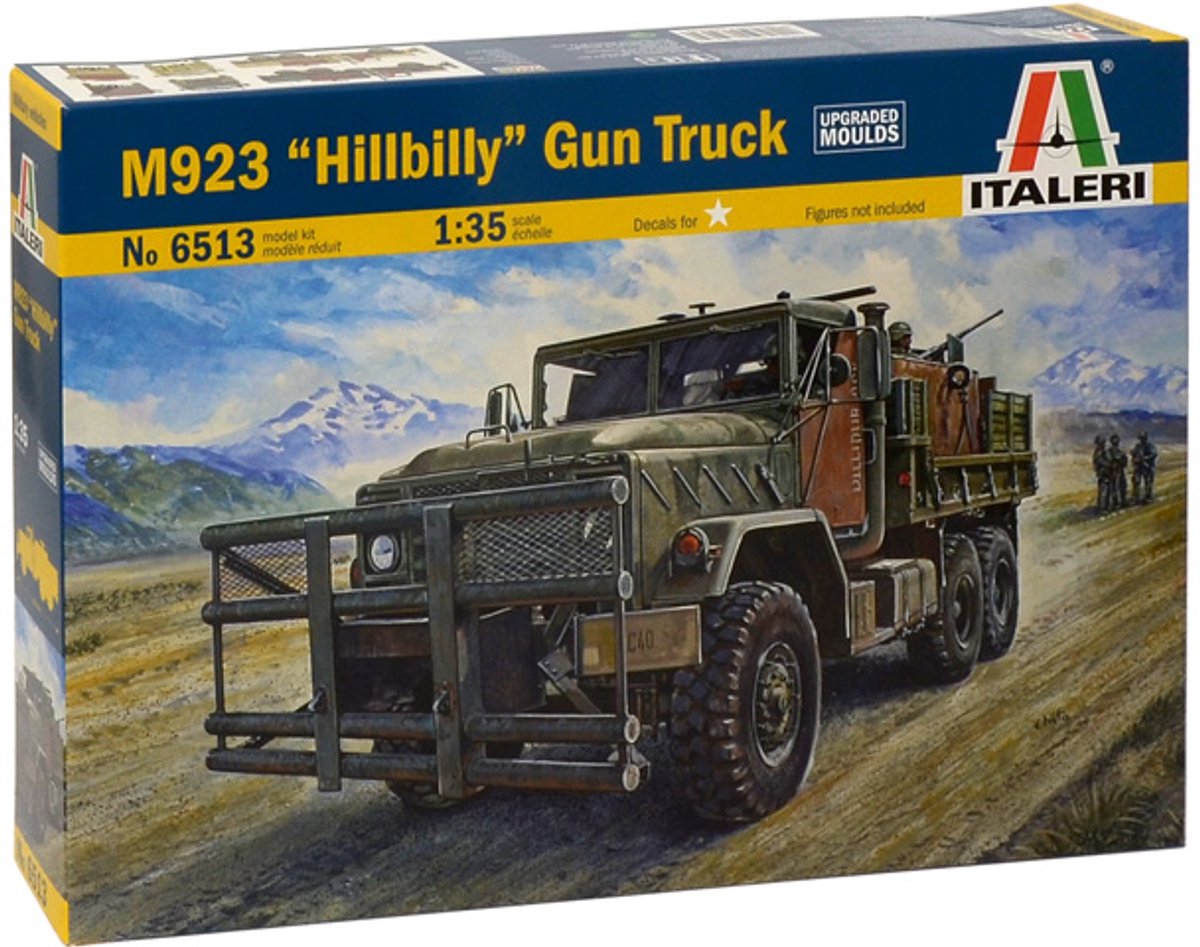 Kit de modélisme Italeri véhicules militaires - 6513 -hillbilly- gun truck plastique - 1:35 - modélisme