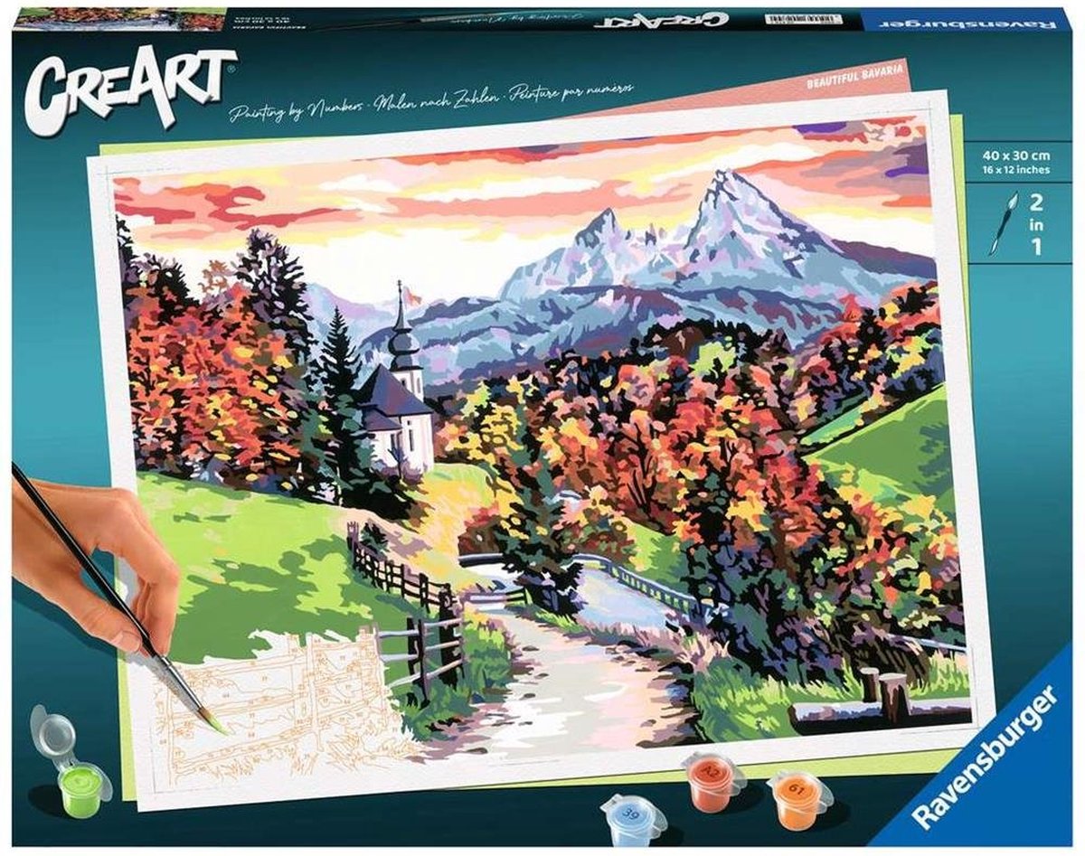 Ravensburger Creart peinture au numéro Beautiful Bavaria
