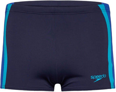 Short de bain sport homme Speedo solid splice aqua short - bleu marine