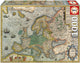 Educa eudca - puzzle - 1000 pièces - carte des pièces