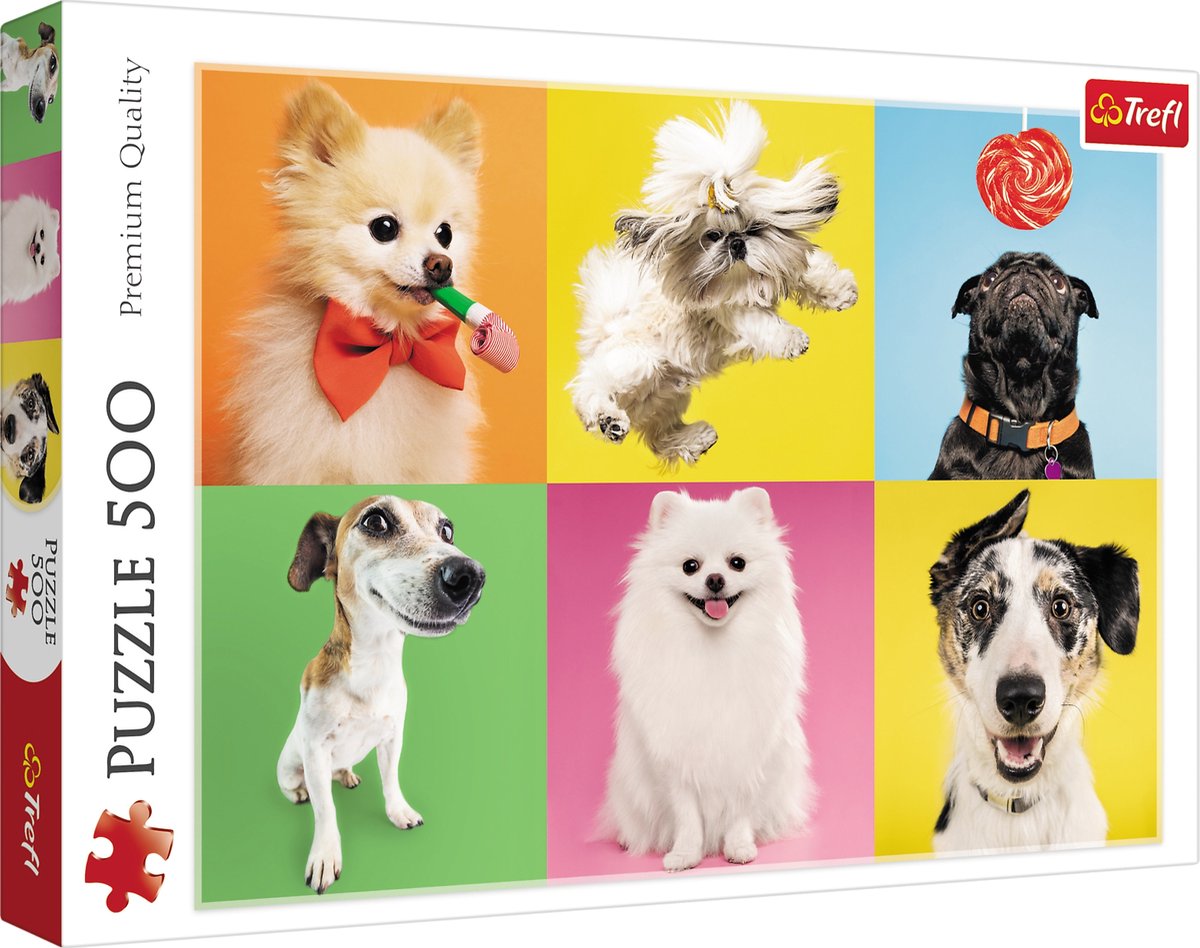 Puzzle Chiens Trefl - 500 pièces