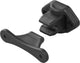 Proplus Loquet de porte battante - butée de porte camping-car - 2 pièces - pince de porte - arrêt de porte - installation simple et rapide - fonction charnière - arrêt de porte flexible pour caravane - universel - noir