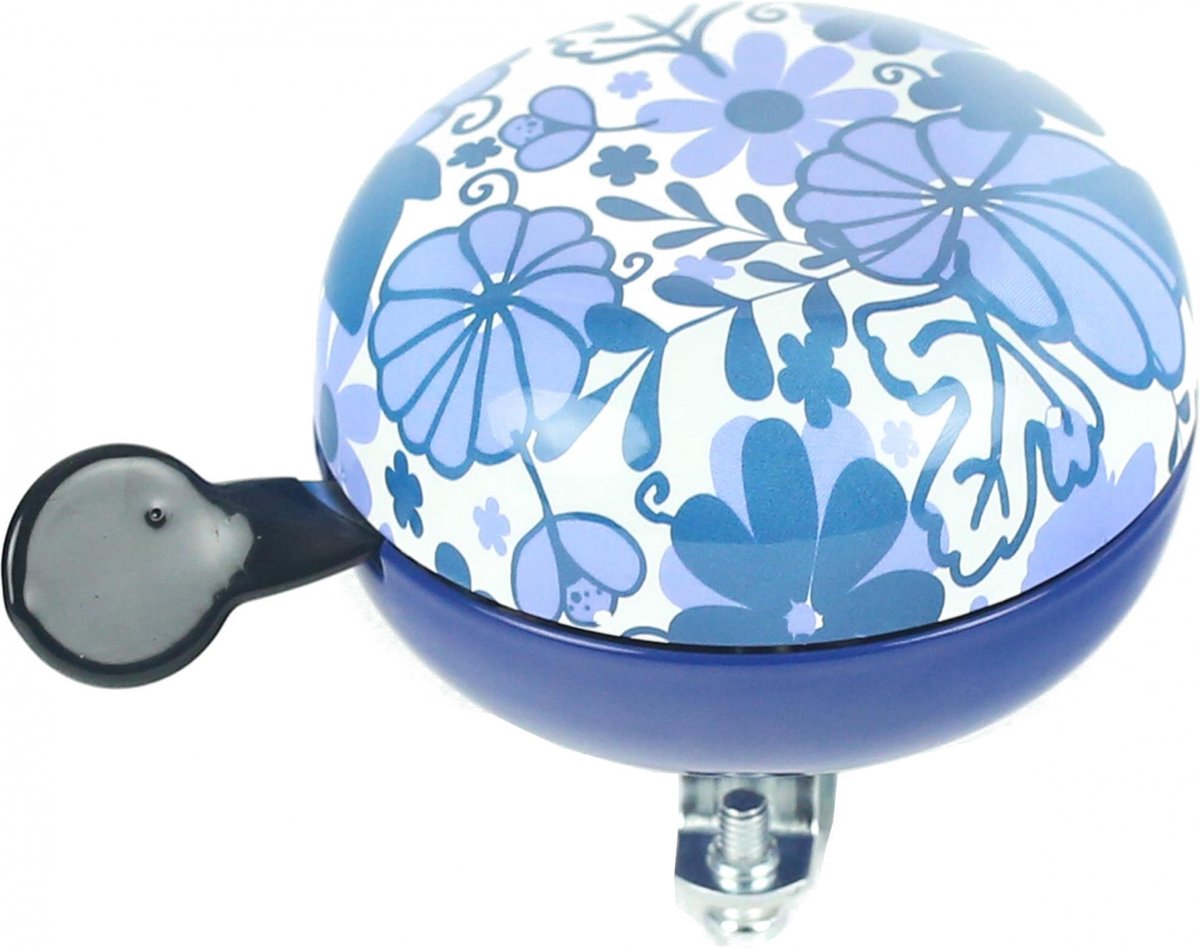 Cloche Widek Ding Dong delft bleu fleur sur carte