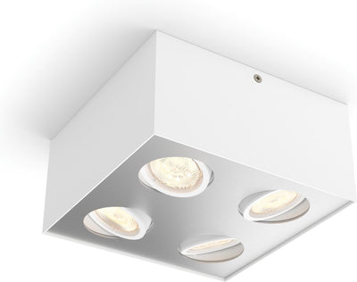Spot en saillie Philips LED Philips box - 4 lumières - blanc