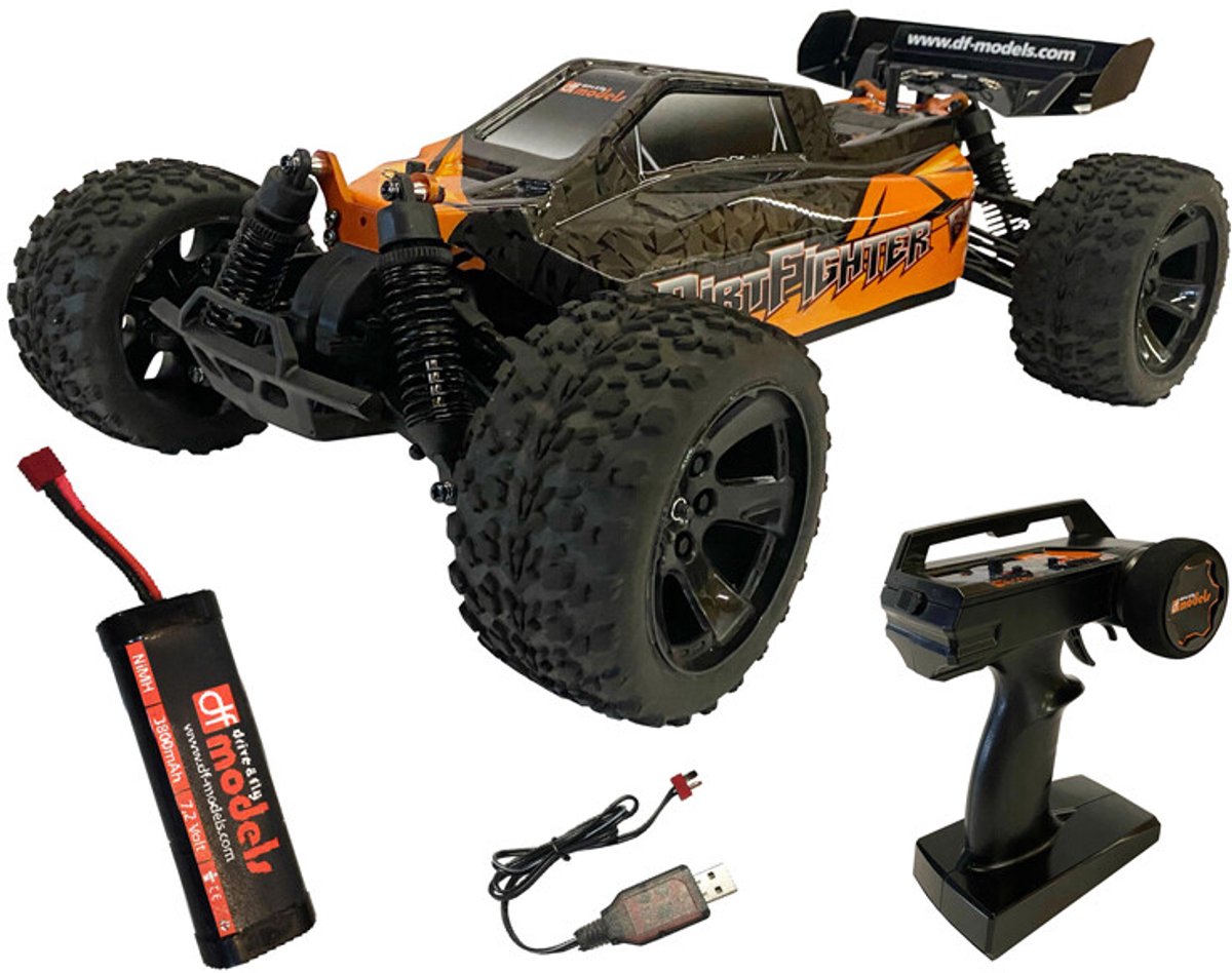 Df-models dirtfighter par buggy 4wd prêt à fonctionner 1:10