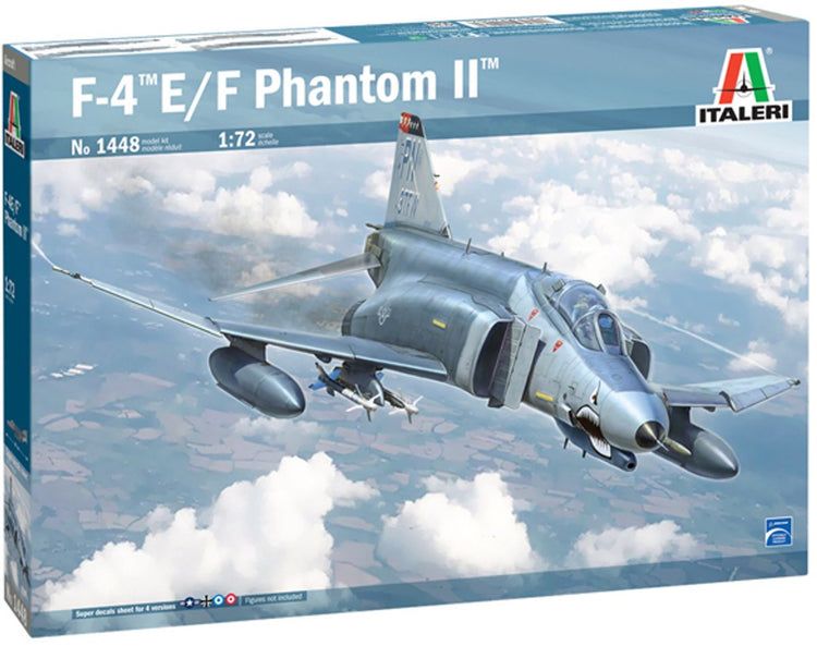 Maquette avion Italeri - 1448 f-4e f phantom ii plastique - 1:72 - modélisme