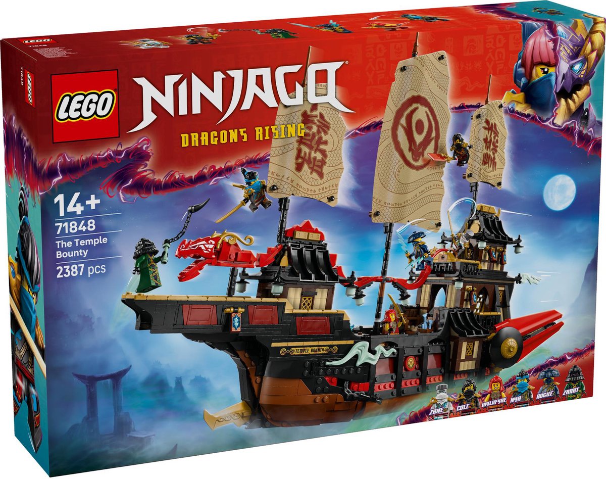 Abi Lego 71848 Ninjago de Tempel Bounty